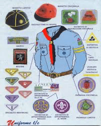 Illustrazione della divisa della branca L/C